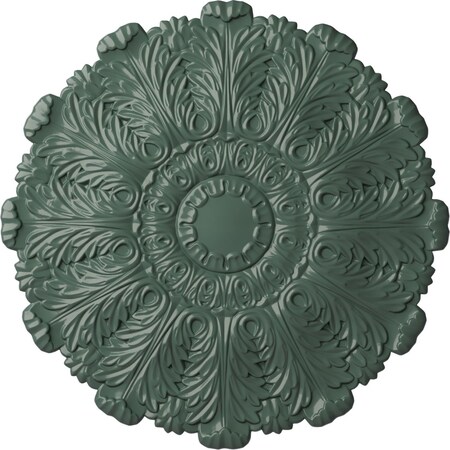 Durham Ceiling Medallion (Fits Canopies Up To 4 1/4), Hand-Painted Cloud Burst, 31OD X 1 1/2P